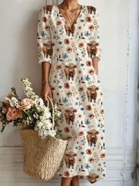 Maxi sukienka boho Milou