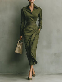 Caterina | Elegancka, dopasowana sukienka maxi