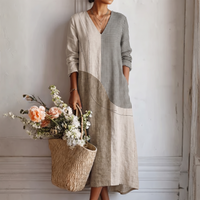 Elegancka sukienka Emma w paski